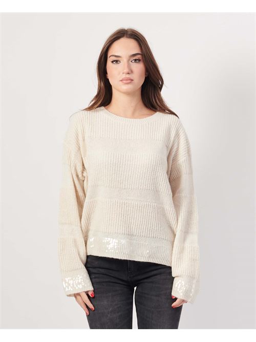 Pull col rond femme Corte dei Gonzaga en laine mélangée CORTE DEI GONZAGA | CEA700A3